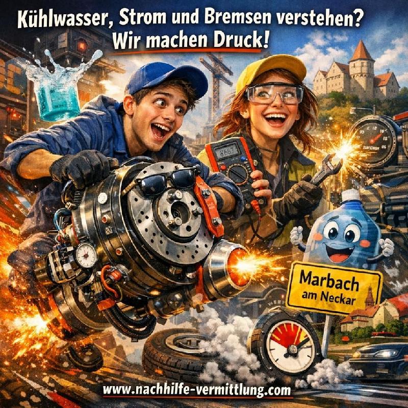 Nachhilfe KFZ-Mechatronik, Elektrotechnik, Kuehlsysteme, Bremsysteme Marbach Am Neckar Nachhilfe KFZ-Mechatronik, Elektrotechnik, Kuehlsysteme, Bremsysteme Marbach Am Neckar