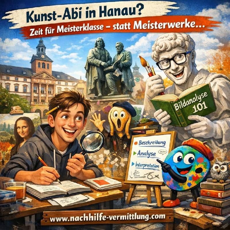 Nachhilfe Kunst, Kunstgeschichte, Bildanalyse Hanau