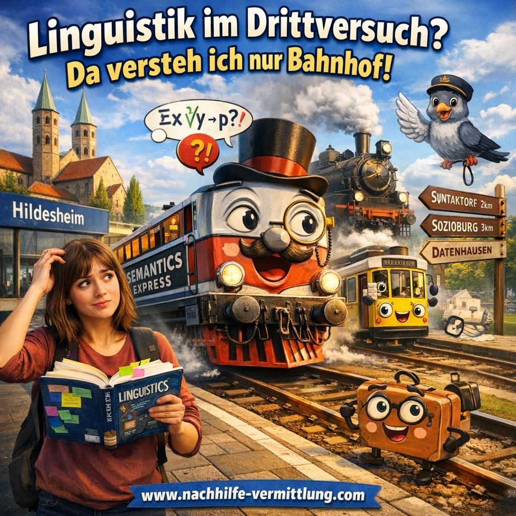 Nachhilfe Linguistik, Linguistics, Semantics, Pragmatics, Historical Linguistics, Sociolinguistics, Data in Linguistics, Corpus Linguistics, Experimental Linguistics Hildesheim