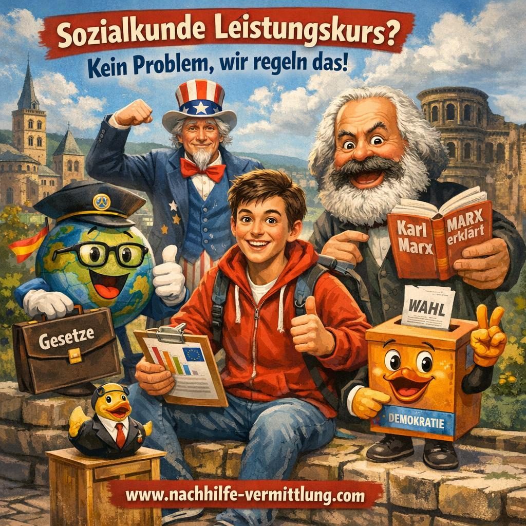 Nachhilfe Sozialkunde, Sozialwissenschaften, Gemeinschaftskunde, Politik Trier